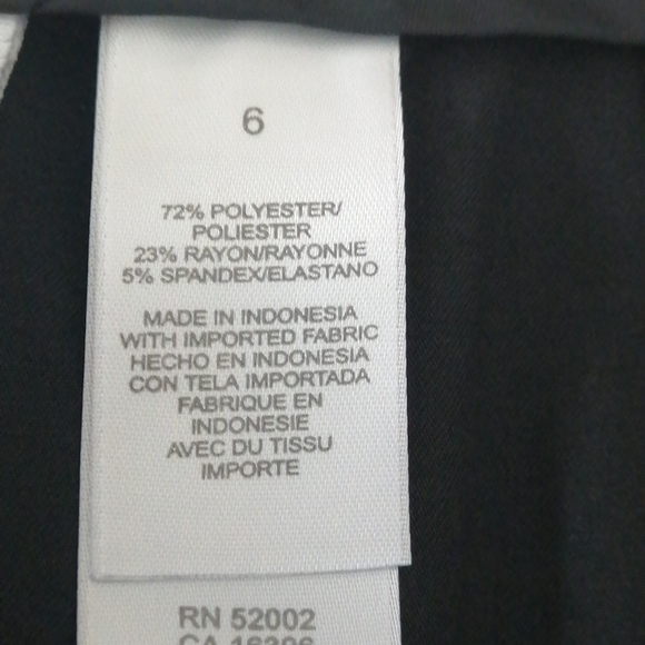 NWOT,Liz Claiborne, Ladies Dress Trousers, Size..6 - Picture 6 of 7